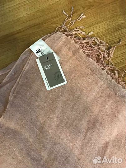 Палантин H&M. 100 лён. Новый с биркой