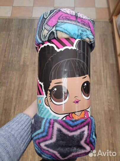 Плед детский плюшевый