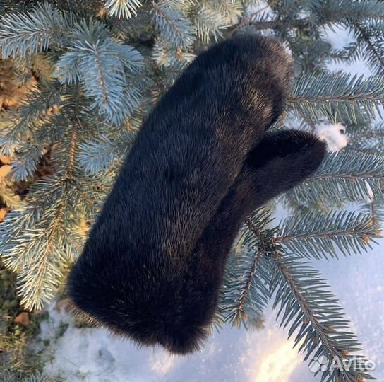 Норковые варежки