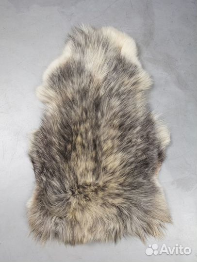 Накидка из овчины с длинным ворсом для интерьера
