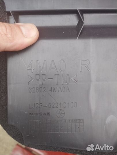 Пыльник радиатора Ниссан sentra