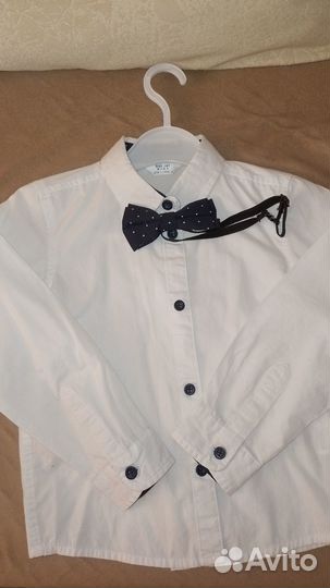 Рубашка для мальчика 104 с бабочкой Gee Jay