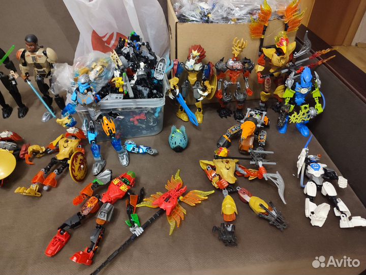 Лего bionicle, hero factory, star wars