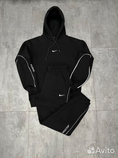 Спортивный костюм мужской nike tech fleece черный