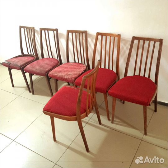 Стулья Лигна чсср 6 штук и стулья Эстония