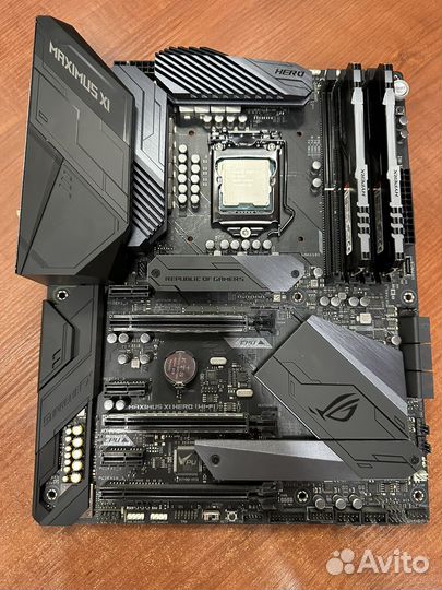 Комплект i9-9900K, Rog maximus hero, 32GB XyperX