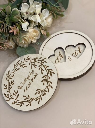 Шкатулка под кольца на свадьбу