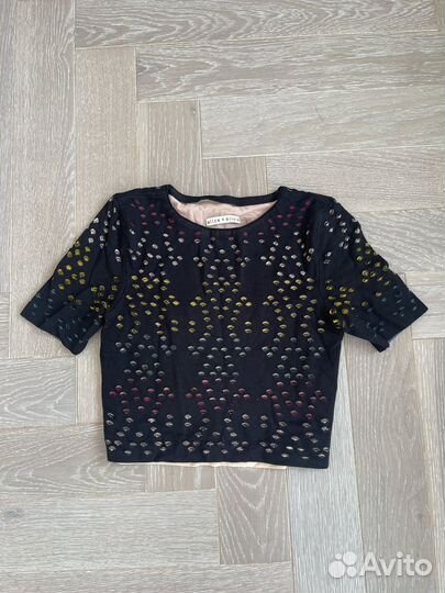 Трикотажный топ Alice + Olivia S