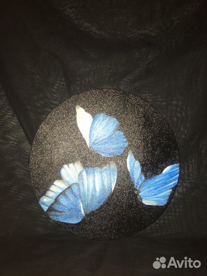 Картина маслом на холсте бабочки