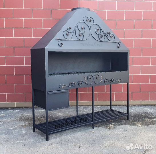 Мангал с вытяжкой