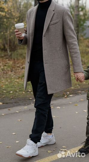 Пальто мужское Mango шерсть