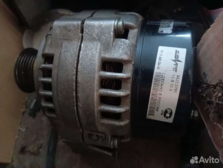 Генератор на Волгу 3701 72А