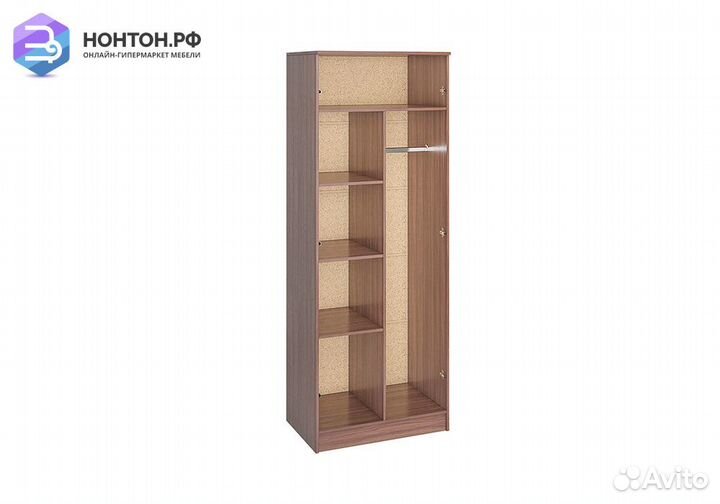 Шкаф 2-х створчатый Ронда шк-20 с зеркалом ясень ш