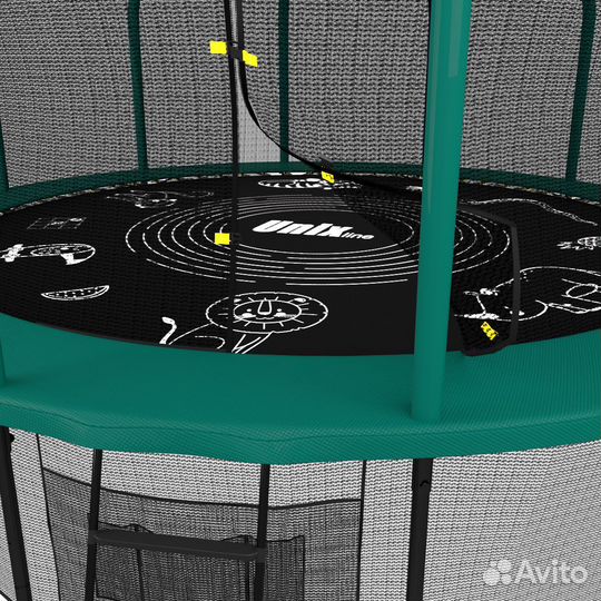 Батут unix line supreme game 16 ft (green)