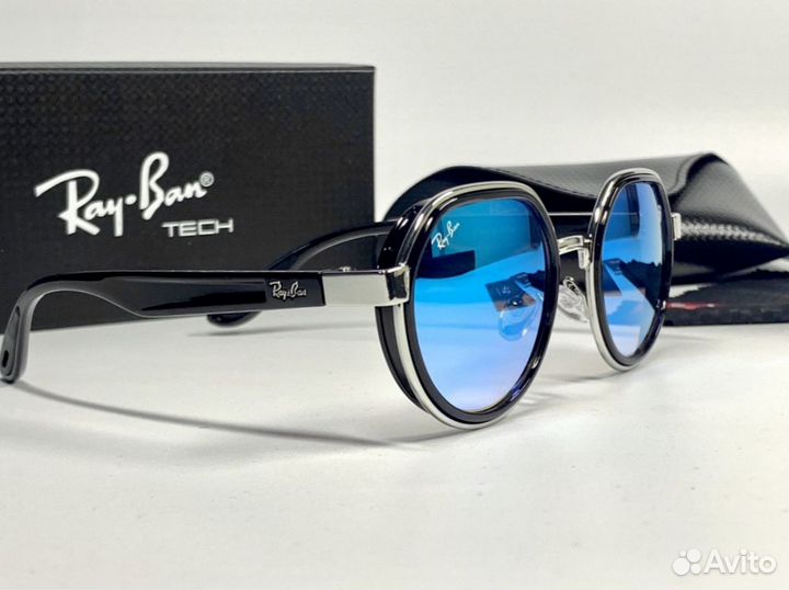 Очки Ray Ban голубой градиент