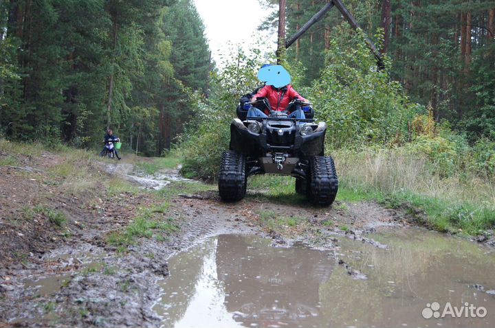 Yamaha YFM 700 fwad на гусеницах