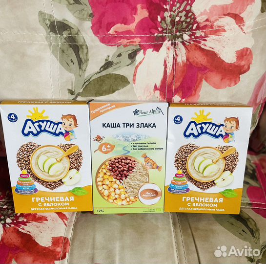 Каша агуша и флер альпин