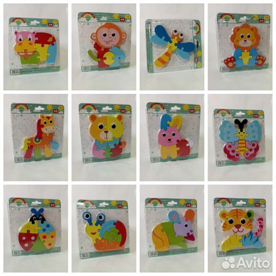 Деревянные пазлы