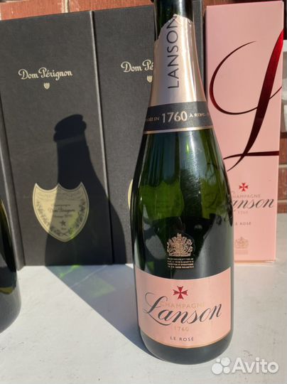 Коробки бутылка Dom Perignon Lanson