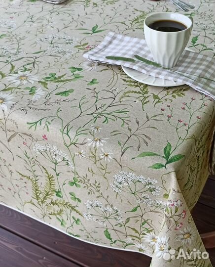 Нов. скатерти хлопок с антивандальным покрытием