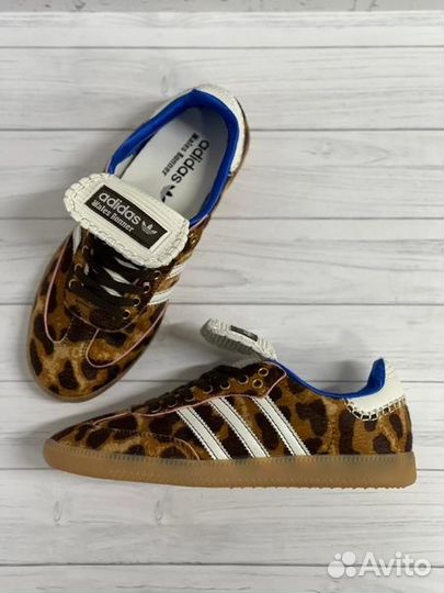 Кроссовки Adidas Samba Bonner Leopard