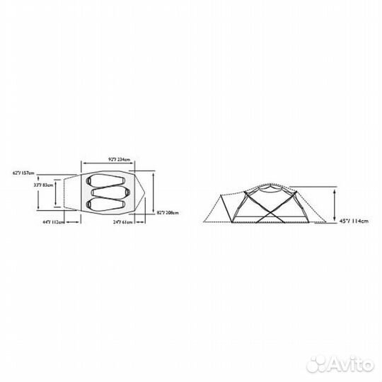 Палатка Mountain Hardwear Trango 3P