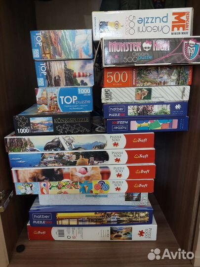 Пазлы 500, 1000, 1500