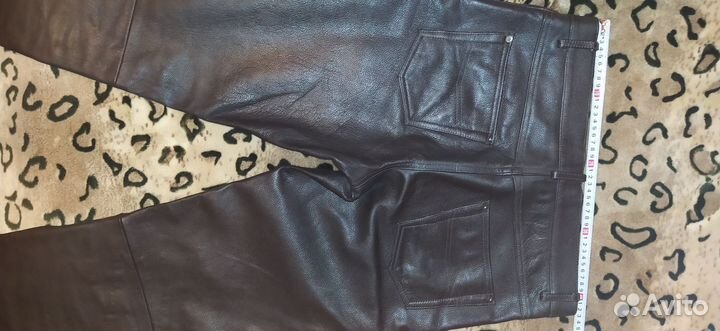 Брюки кожаные