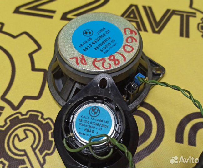 Динамик задний левый Bmw 525I E60 N52B25A 11.2006