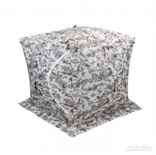 Палатка-Куб утепленная трехслойная 220-220-225cм