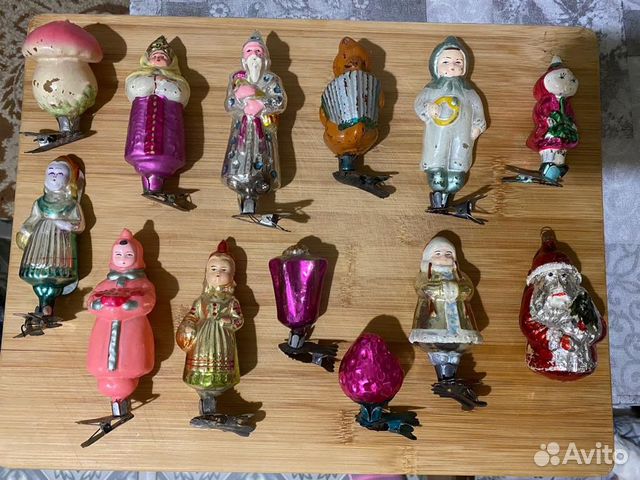 Елочные игрушки СССР