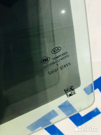 Стекло двери зад лев KIA optima jf 4 рест 2.4 AT с