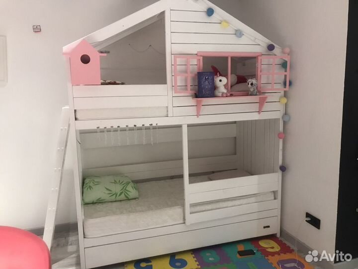 Детская двухъярусная кровать бу