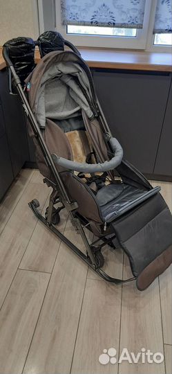 Детские санки коляска Kelkka