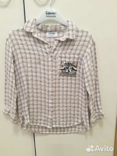 Блузка-рубашка для девочки 110 см Acoola