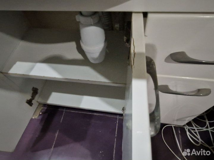 Тумба для ванной и раковина