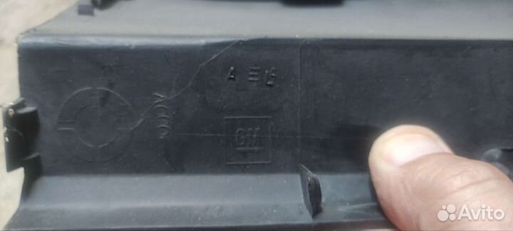 Спойлер бампера переднего Astra j рестайлинг