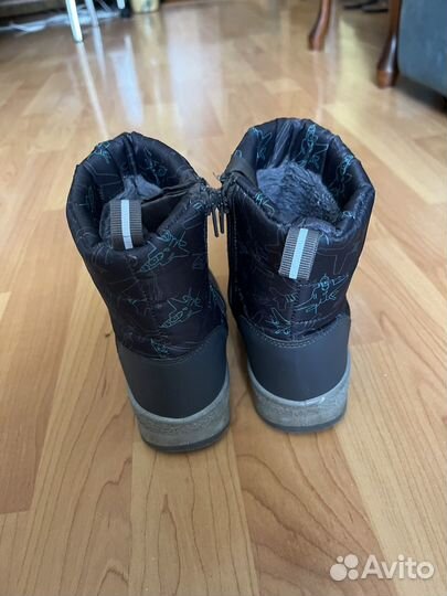 Сапоги осенние и валенки