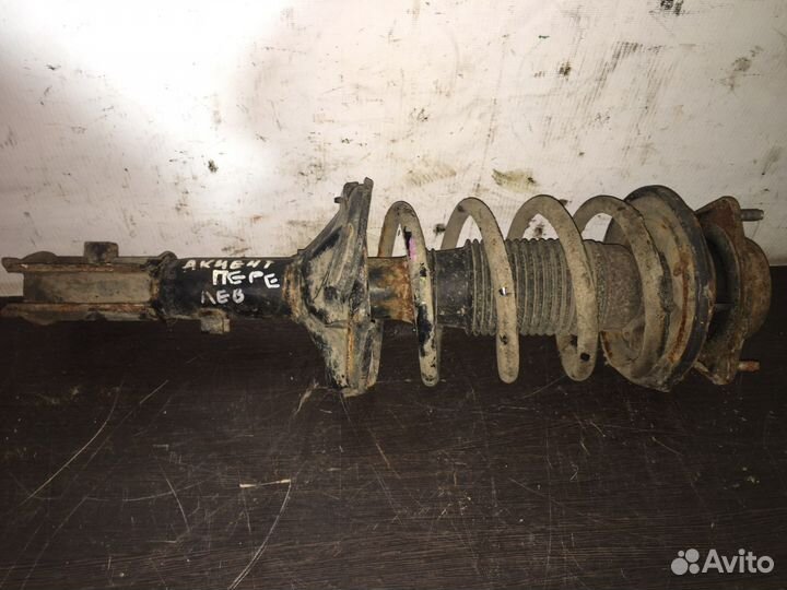 Hyundai accent амортизатор передний левый