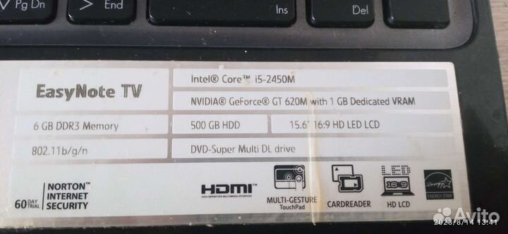 Ноутбук packard Bell либо обмен