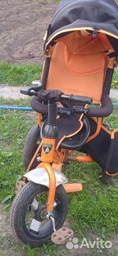 Детский трехколесный велосипед lamborghini