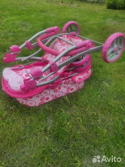 Коляска для куклы 2 в 1 Buggy Boom 9000A