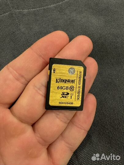 Карта памяти sdhc 64gb