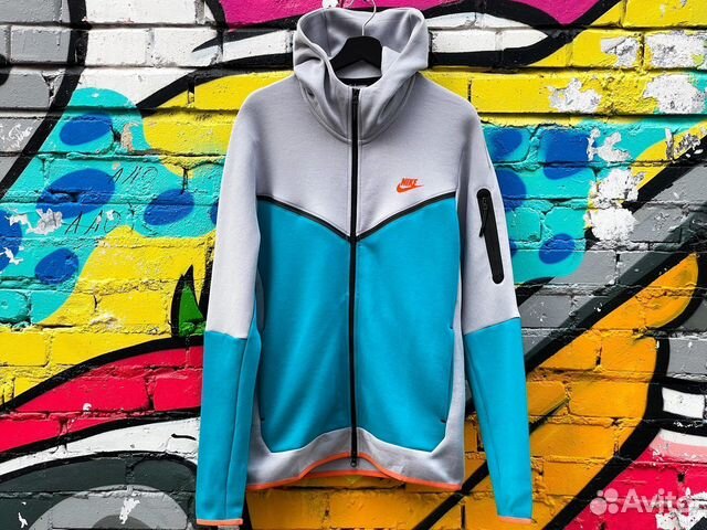 Nike tech fleece light blue hotsell