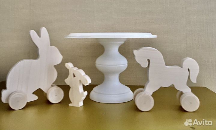 Деревянный новогодний декор