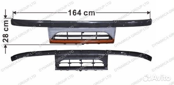 Решетка радиатора Mitsubishi Canter FB501 FE537 FE