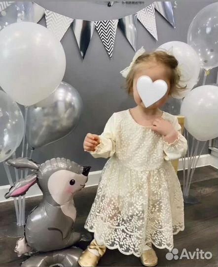 Нарядное платье на годик