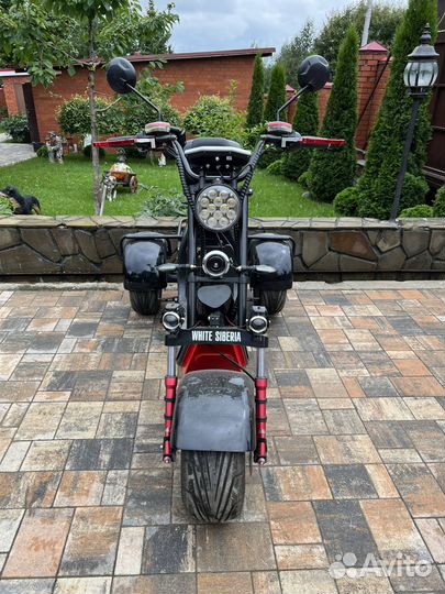 Электроскутер White Siberia WS-PRO trike 3000w