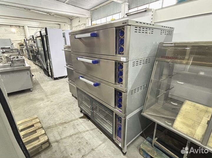 Шкаф пекарский Abat эш-3К с Шкаф расстоечный Abat шрт 4-эш
