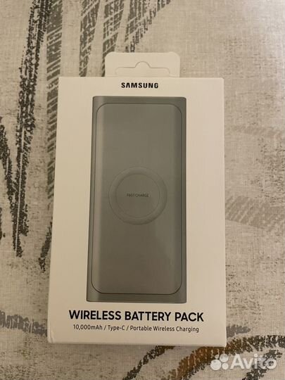 Powerbank Samsung 10000 mAh беспроводная зарядка